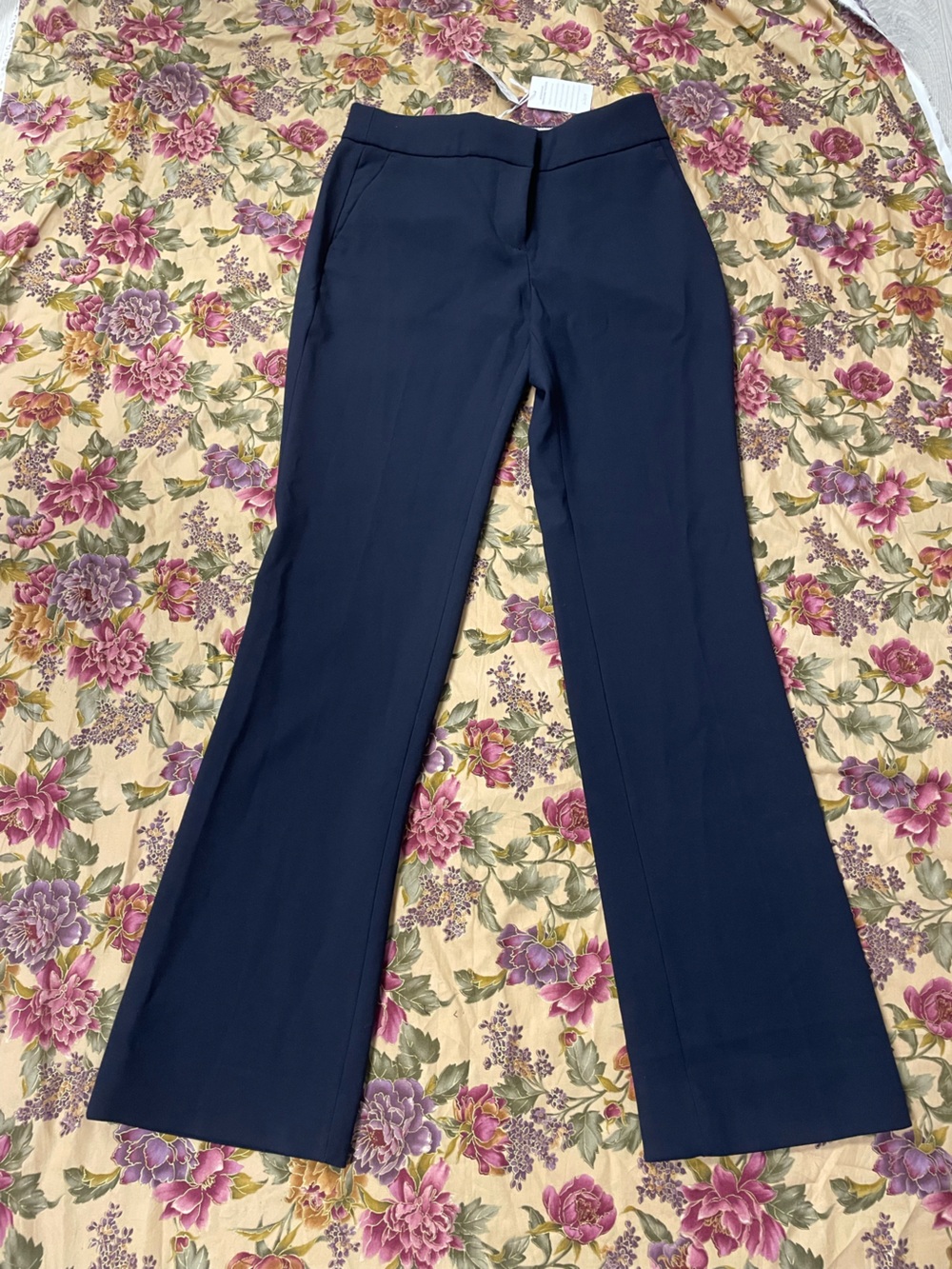 J Crew Edie Dress Pants Trousers Navy Size 0